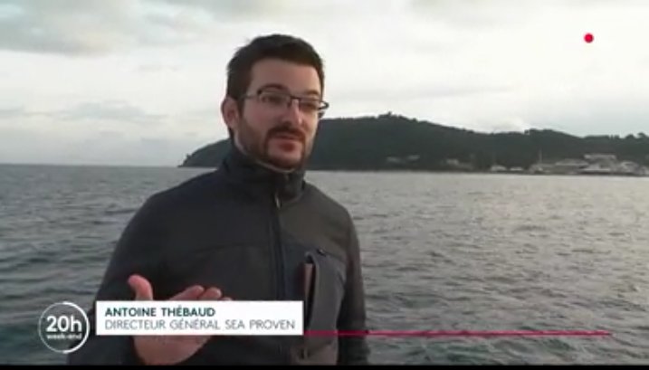 Un beau reportage de @France2tv ce soir au JT sur <a href="/SeaProven/">SEA PROVEN</a> et sa mission en mer. Avec notre ange <a href="/Antoinethebaud/">Antoine Thébaud</a> qui devient l'ange des mers ! 😇
À voir à 24"30 sur mobile.france.tv/france-2/journ…
Une belle #startup @LMTcreation 
#Laval #mayenne 
CC <a href="/ctravier/">Christian Travier</a> <a href="/AntoineTETART/">Antoine TETART</a> <a href="/CribierT/">Cribier Thomas</a>
