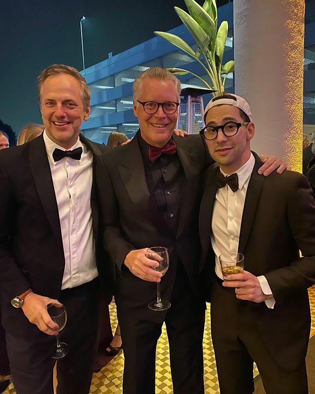 TomPoleman's tweet photo. For those of you who fly Delta, you may appreciate Jack’s and my obsession with the airline, and our excitement when we spotted Delta CEO @EdBastian at Clive’s Pre-Grammy party last night. In a room full of celebs, he’s our most important rock star!  #ja… https://t.co/T5CFIaMqz4 https://t.co/bAiU4MGNV0