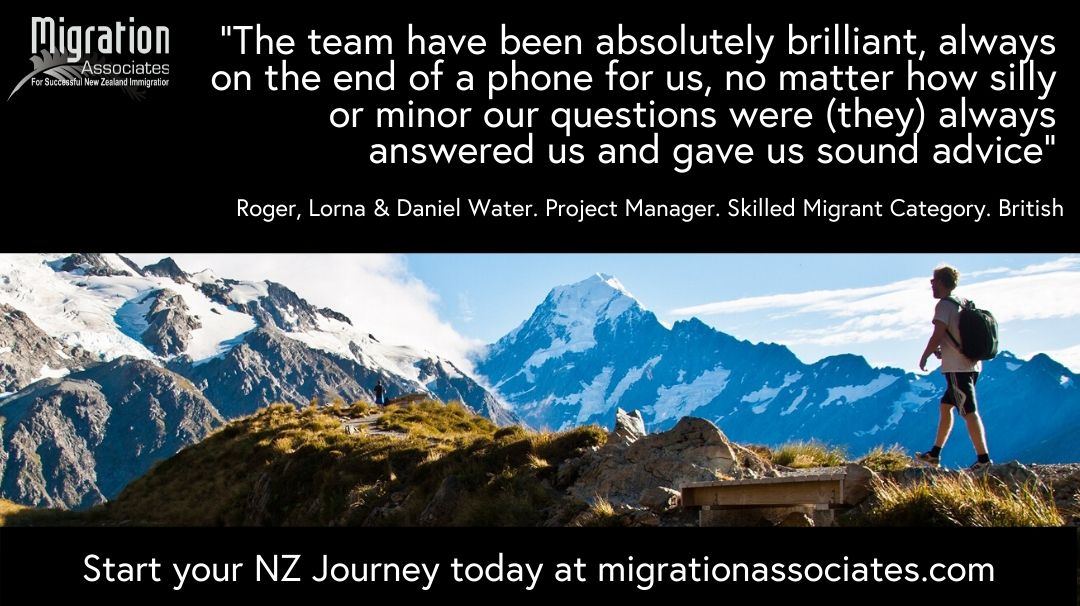 NZImmigration's tweet photo. "Well what can we say, Borey you and Rachael have been absolutely brilliant, always on the end of a phone for us, no matter how silly or minor our questions were you always answered us and gave us sound advice" Start your #NZmigration journey here today: https://t.co/9a1aKtEAaC https://t.co/lIhWz6Buc9