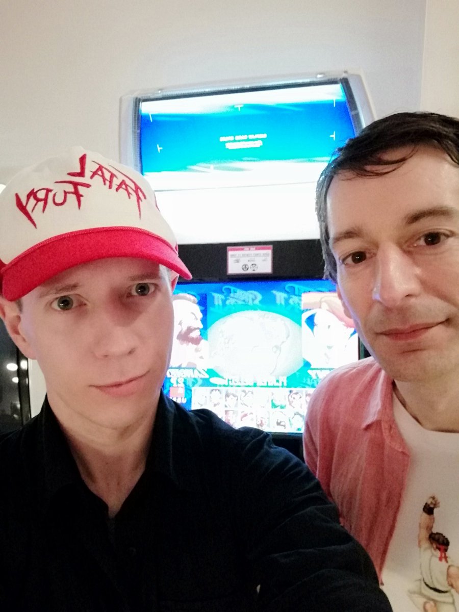 .@lethargyman_ is officially our last customer, and has unlocked the True Final Boss of Konbo (me in a Fatal Fury cap). Super Turbo to the end, let's go.