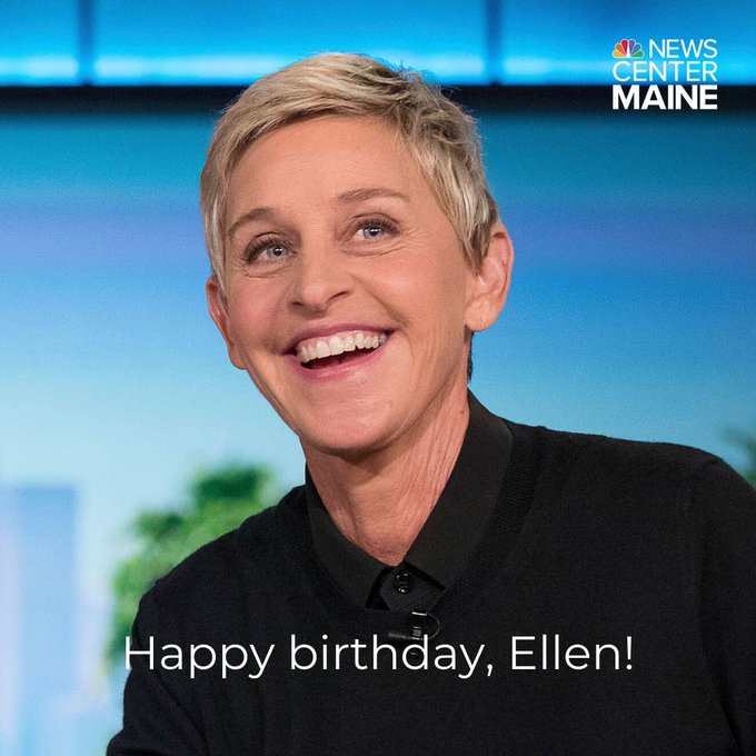 Ellen Degeneres's Birthday Celebration HappyBday.to