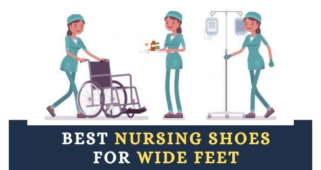 nursing shoes for wide feet