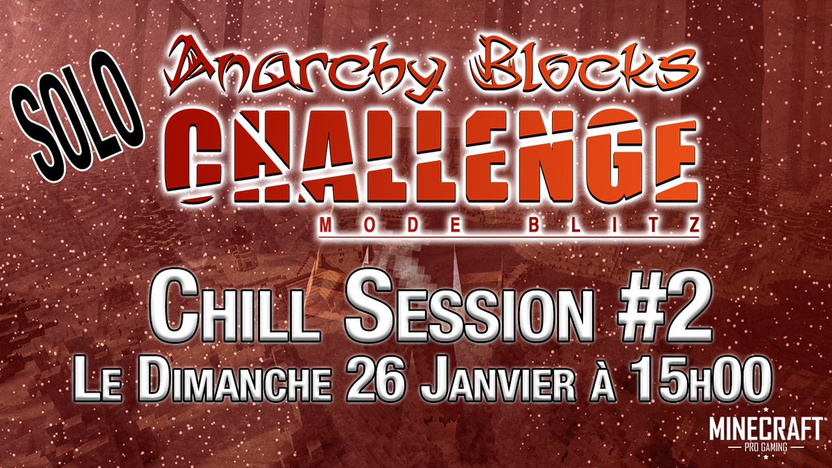 MCPGfr's tweet photo. Qui a gagné cette 2ème Chill Session de l'#AnarchyBlocksChallenge ?
Réponse ici:
https://t.co/YMqr35HiII
#event #Minecraft #replay https://t.co/DrgYUJF3Ay