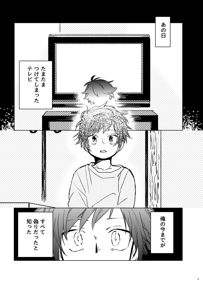 【2/16 楽ヤマオンリー】B5/42P/価格未定 楽ヤマ馴れ初め上中下巻の何も進展しない感じの上巻です。学生大和くんがでたり楽ヤマが舞台で共演したりします。後日支部にもサンプルあげます。 