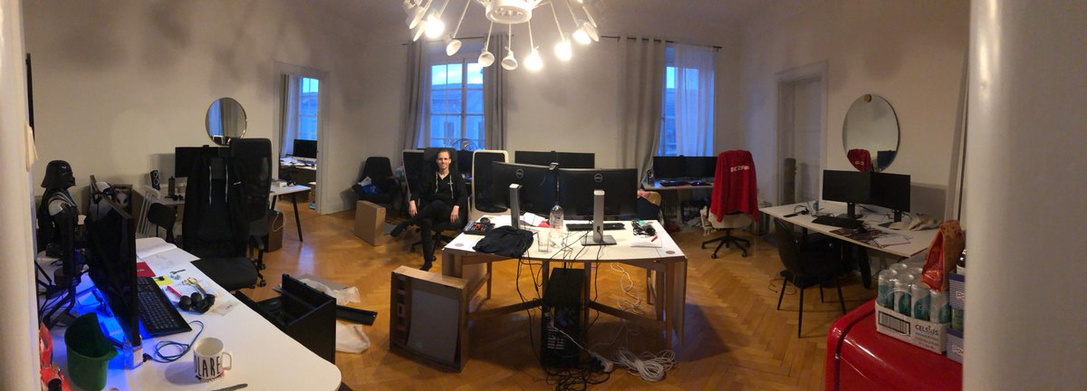 SOZAPCOM's tweet photo. Hello everybody
it's time for a small update from us here at Sozap.

2019 was an awesome year, during the year we recruited 8 new colleagues and we found a new Office in Serbia.

2020 started out great, as we got new office supplies and we recruited a new colleague in Sweden. https://t.co/cZxOcvwGml