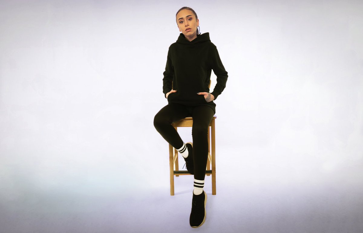 Basic Kapüşonlu Sweatshirt #basic #black #sweatshirt #hoodies