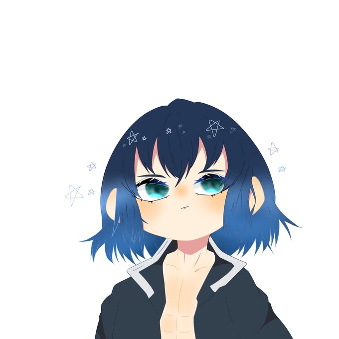 明太子🪼さんがTwitterに投稿した嘴平伊之助(鬼滅の刃)のイラスト。