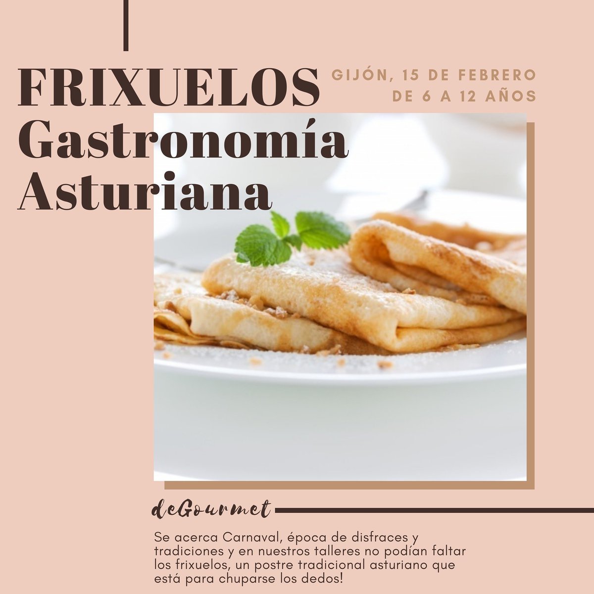 PDegourmet's tweet photo. 📣 ¡Próximo taller! #Frixuelos 😋 Un postre fácil, rico y típico de la #gastronomía #asturiana de presencia obligada 🤤 en nuestras mesas durante los días de 🎭 Antroxu (o #Carnaval) y Comadres 💃🏼💃🏼
.
Prontito os daremos toda la info 👏🏼👩🏼‍🍳 https://t.co/cXETBITszW