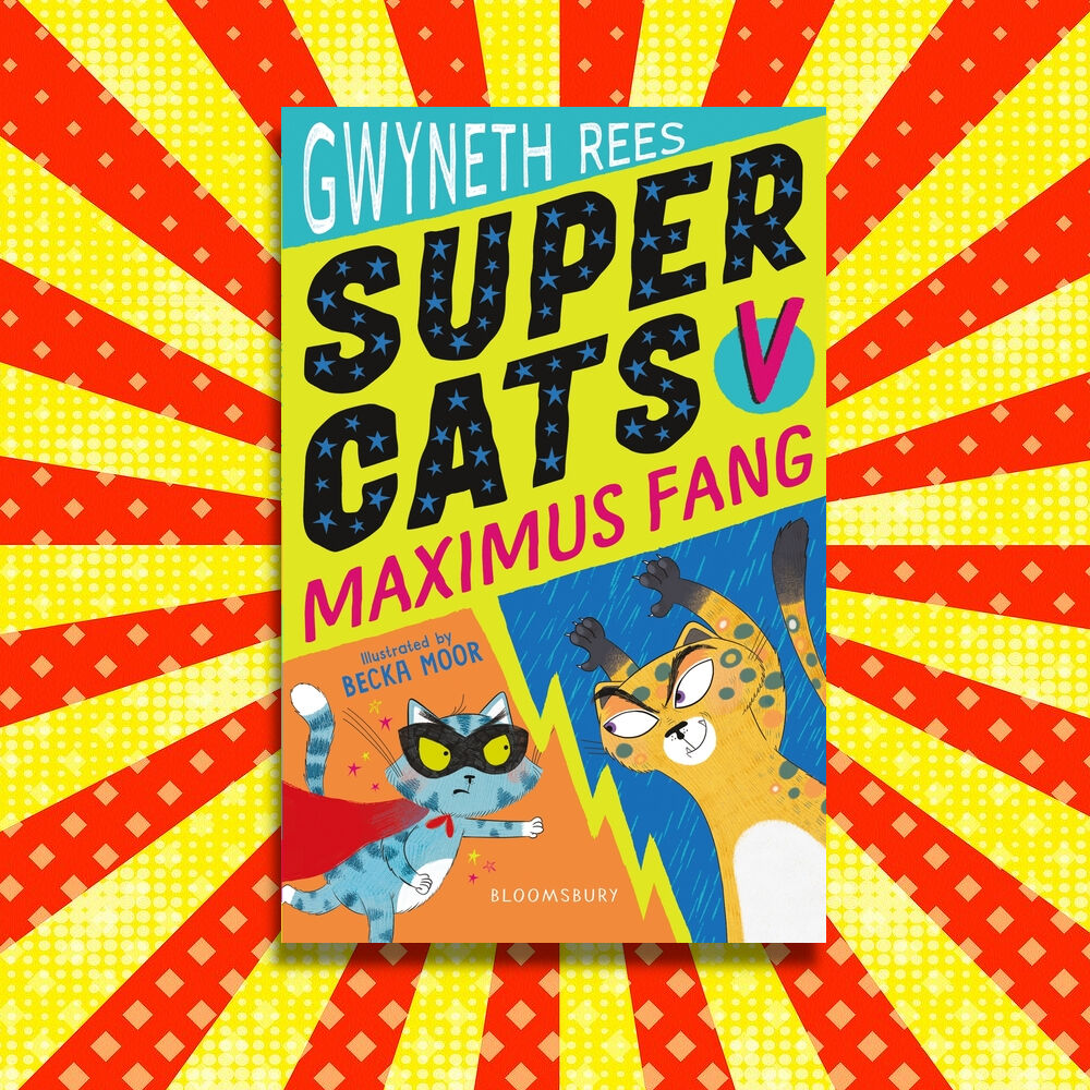 Super Cats V Maximus Fang (7+) by <a href="/gwyneth_rees/">Gwyneth Rees</a>, Illustrated by @BeckaMoor, <a href="/KidsBloomsbury/">Bloomsbury Kids & YA UK</a> 

"Cats with superpowers to the rescue!" 

The sequel to Super Cats, follow Tagg and Sugarfoot as they infiltrate the infamous Hit Cats to stop a prison break.

bit.ly/2Fvs8X4