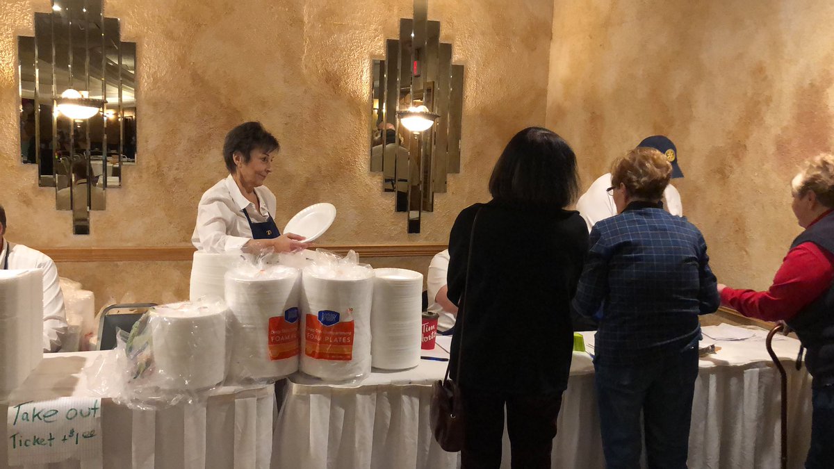 They are ready at the registration table.