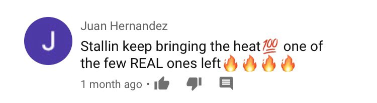 ppwMLM's tweet image. I love checking the comments under songs of the Rapper “J. Stalin” from West Oakland.