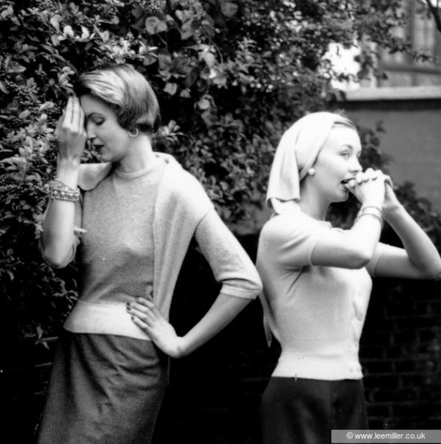 FarleysHG's tweet photo. It’s nearly Focus February! 
We'd love to hear what you would like to see more of on our insta &amp; Twitter during February. 

This fashion image for knitwear by Lee Miller from our Lee Miller Archives makes us smile. We hope it brightens up your day!

#focusfebruary #askus https://t.co/CaxYDt4SCf