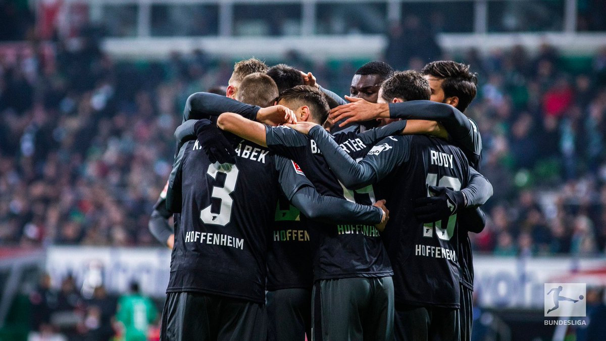 Bundesliga_EN's tweet photo. 5th | Schalke | 33 pts. 
6th | Leverkusen | 31 pts. 
7th | Hoffenheim | 30 pts. 🔼

Hoffenheim are back within touching distance of the European places 💭🗺️

#SVWTSG 0-3 https://t.co/rHCZSEeLVa
