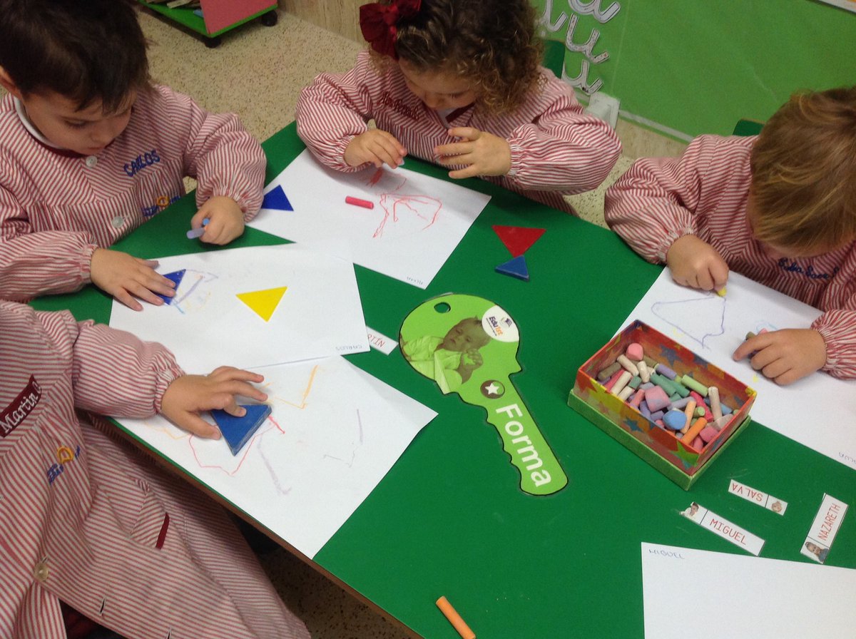 lleonscsf's tweet photo. Trabajamos con los hábitos de mente y las llaves de pensamiento, el triángulo. @cole_sagrada @esquirolscsf @LittleFoxCSF https://t.co/wjUzJSDoZT