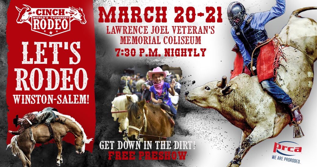 LJVMColiseum's tweet photo. Hey Fans! Want to get #DownInTheDirt at the @WTRodeo in #WintsonSalem?!
We’re giving away 2 tickets to the performance of your choice to one lucky follower.
To participate, retweet this tweet or quote with #DownInTheDirt. Winner must follow. https://t.co/OgW4pNNaDK