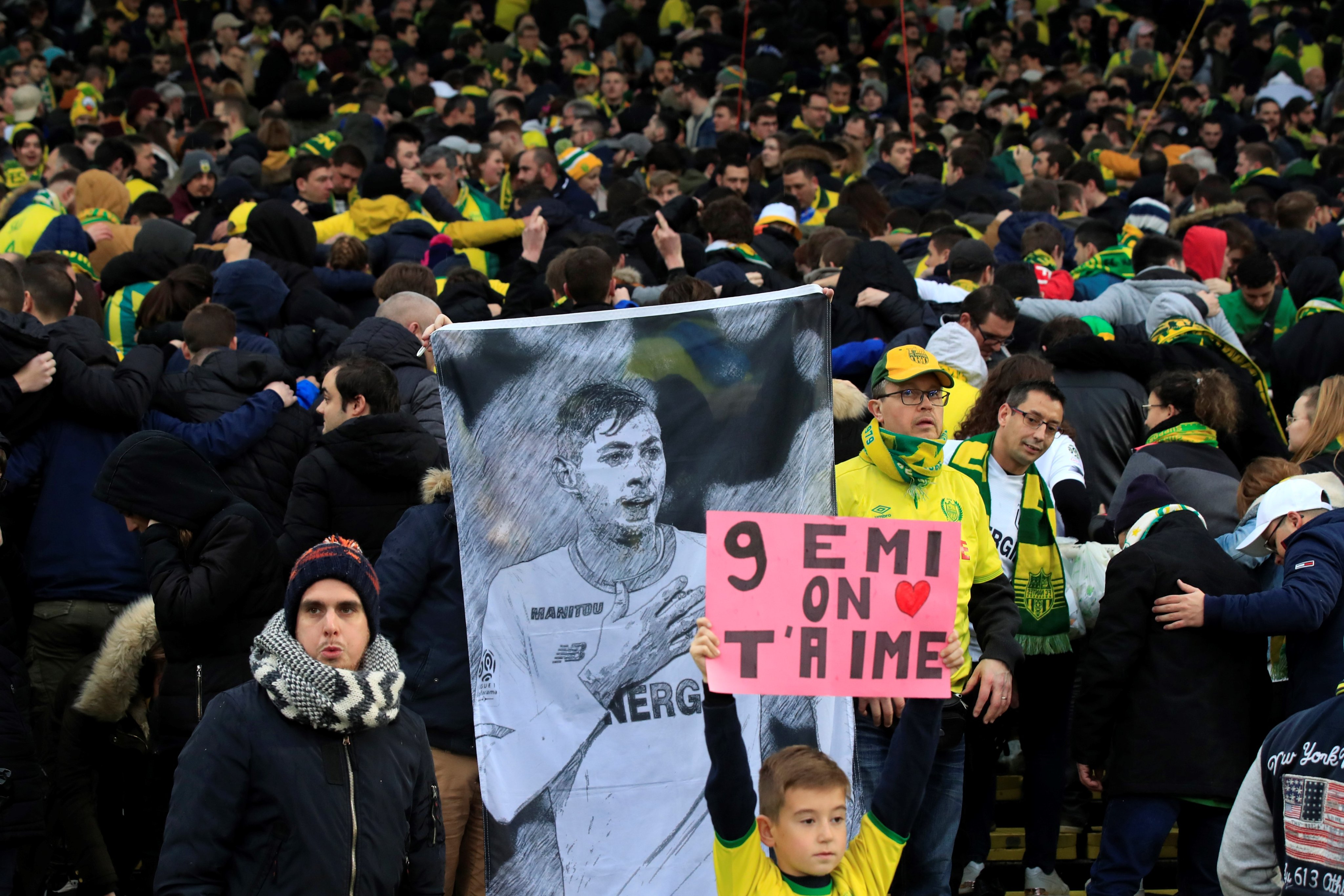 El emocionante homenaje del Nantes a Emiliano Sala