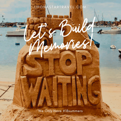 uponastarpatti's tweet photo. Stop waiting for memories to happen and start building them. We only have 18 Summers with our kids and they go by awfully fast. 
#18summers  #summer #travel #Experiencetheworld #seetheworld #Creatememories #Makememories #UponaStarTravel #UponaStarPatti #WeareYourExperts https://t.co/4H0FGUvEqL