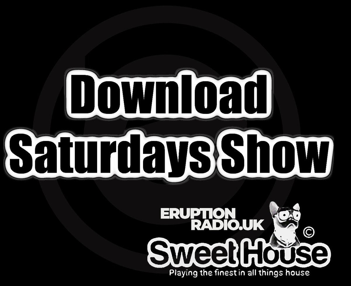 SweetHouseDJ1's tweet photo. Download Saturdays show for those who missed it or fancy a listen back - https://t.co/61SIofMyUz
#LiveStreaming
#EruptionRadio
#DjSweet
#housemusic https://t.co/SumBakwQcS