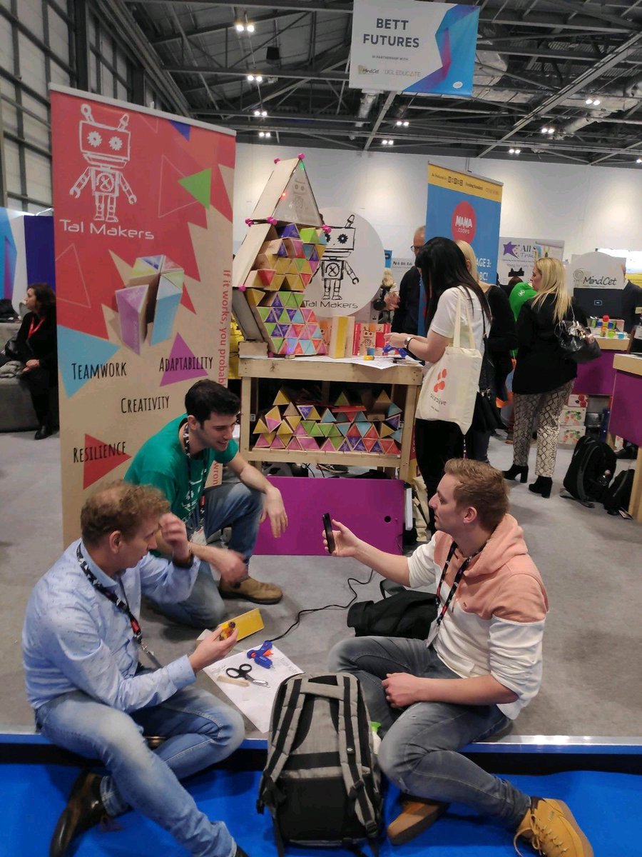 TalMakers's tweet photo. @Bett_show Thanks for a great event #Bett2020 #YellowMotorChallenge https://t.co/oth0ipIwry