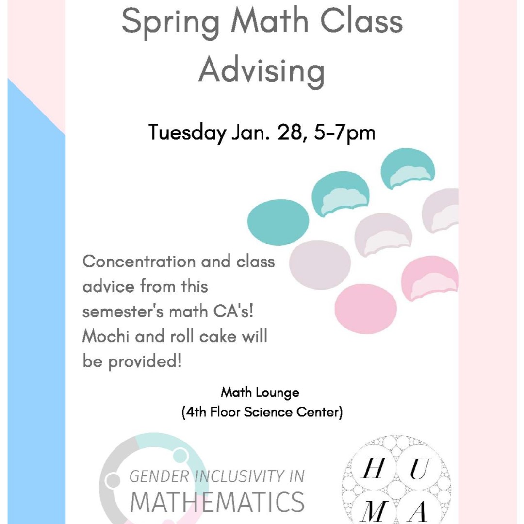 Harvard Math Undergraduate Events tweet media