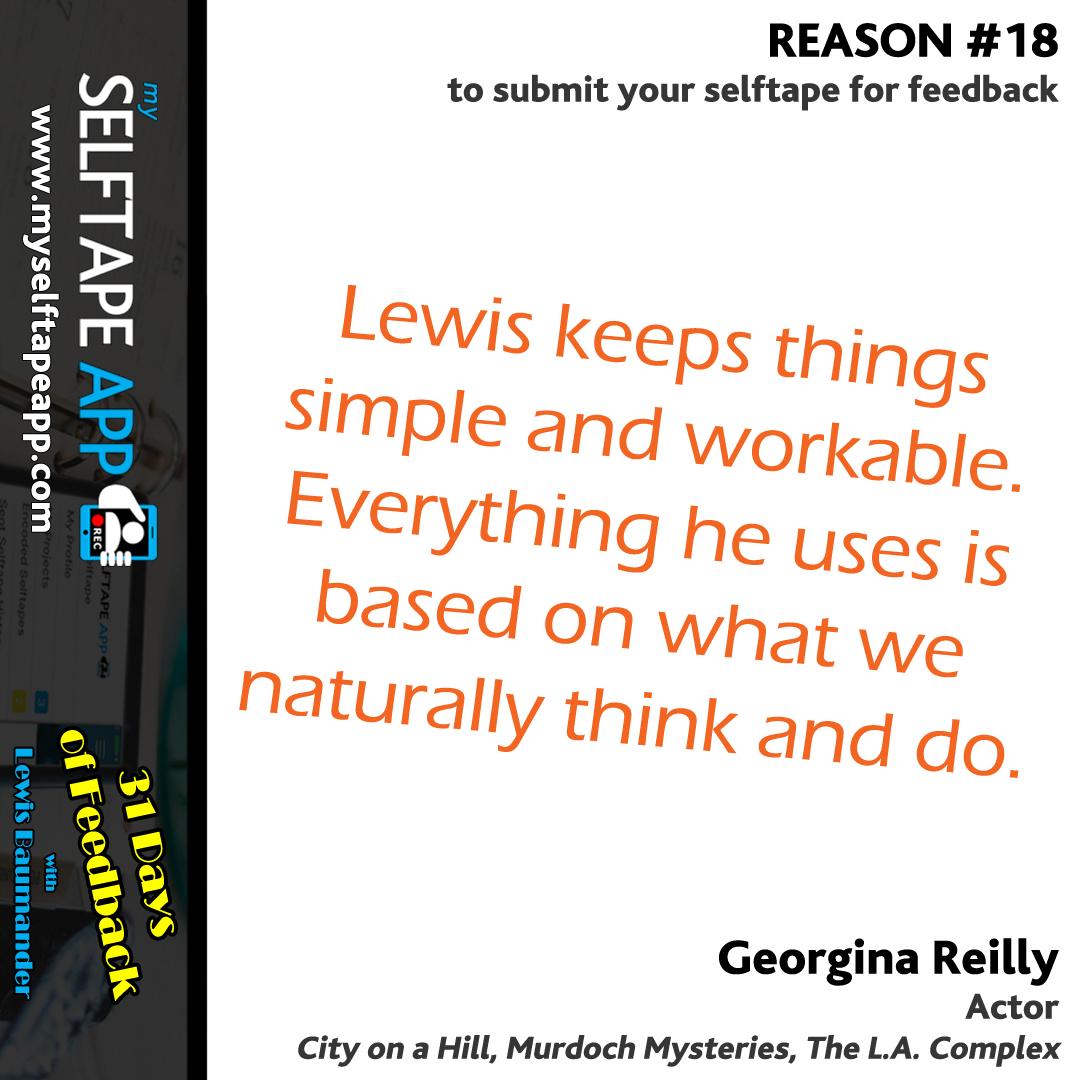 myselftapeapp's tweet photo. REASON #18 to submit your selftape for feedback:
"Lewis keeps things simple and workable. Everything he uses is based on what we naturally think and do." 📜 @georginareilly - #Actor (#CityOnAHill, #MurdochMysteries)
>>> Full details at https://t.co/BkyjLPXR8p <<<
.
.
#actorslife https://t.co/IaT6QVQ7Xa