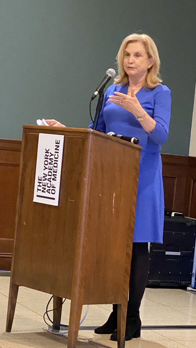 “66% of bankruptcies are related to healthcare costs.” @RepMaloney fighting for healthcare! @psychiatryNYC #LegislativeBreakfast