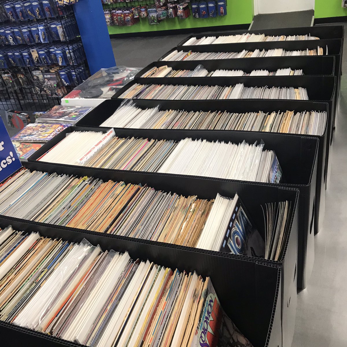 InnerGeekComics's tweet photo. We just refilled some of the Dollar Boxes! Our Dollar Blowout Bonanza continues on! #comics #backissues #dollarcomics https://t.co/zo5znYYJeG