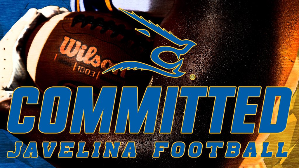 Jackson_A11en's tweet photo. I am extremely excited and blessed to announce my commitment to TAMUK Football 🐗💙💛 https://t.co/BPvVaveoQQ