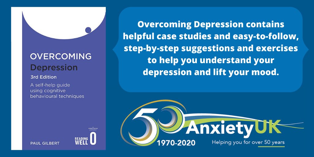 Overcoming Depression is a great resource for those experiencing this condition, using CBT techniques to manage and overcome those worries. Get yours here - ow.ly/TDj750y4dS0