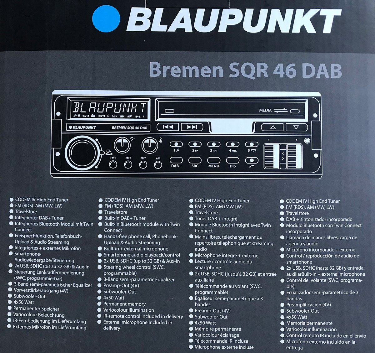 InCarAudio's tweet photo. Blaupunkt has relaunched the 80's classic car radio Blaupunkt Bremen SQR 46 updated with DAB Bluetooth USB AUX https://t.co/LAD4cLg7tD #CarStereo #CarAudio #CarRadio #cars #Bluetooth #DAB #bluetoothradio #carmusic #dabradio #Blaupunkt #AppleCarPlay #12volt #CarAudioInstallations https://t.co/T0eyYn2vv7