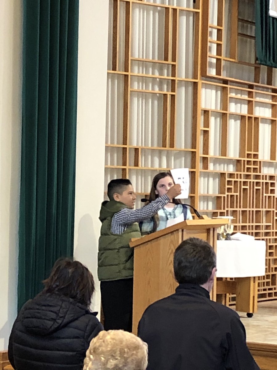 Happy Catholic Schools Week 2020!  Today our students had a chance to lead music and speak to the St. Mary’s Parish Mass about what we love at St. Mary’s! #SLSMmusic #CSW2020 #experiencethedifference