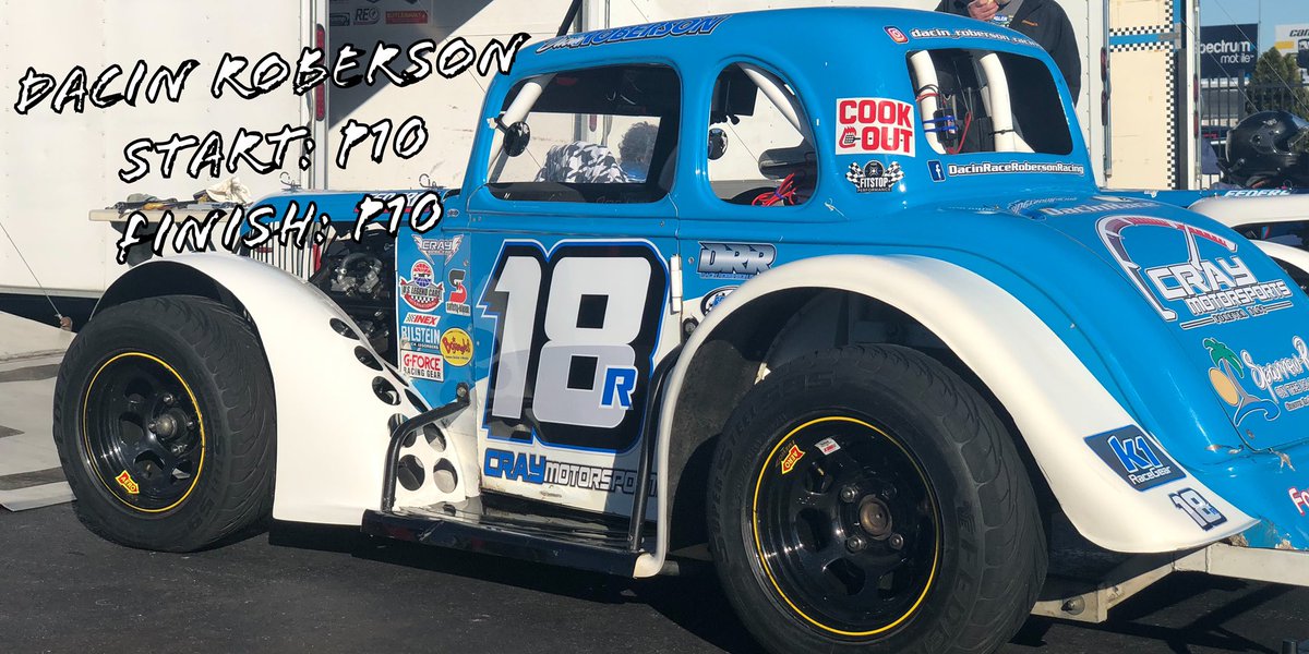 FitStopPerform's tweet photo. π @DacinRace chalked up a top-10 finish in Round 5 of the @USLegendCars #CookOutWH at @CLTMotorSpdwy! π https://t.co/OUyk50HqV6
