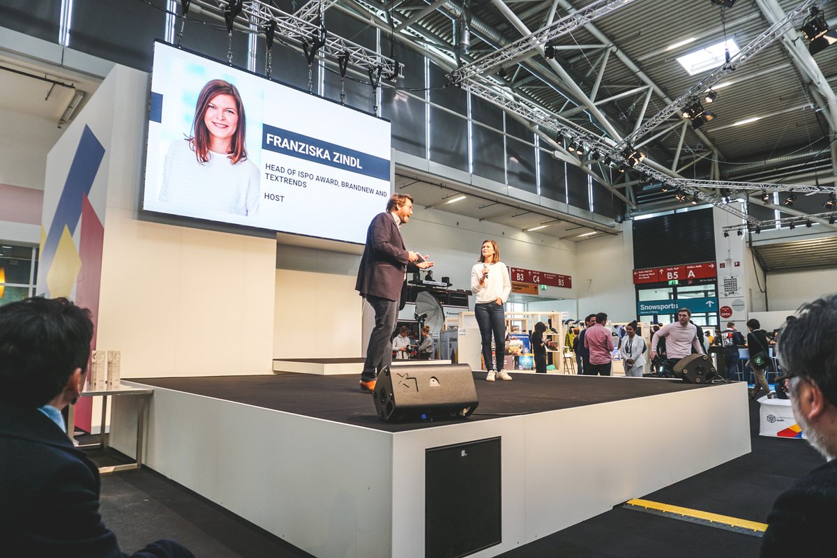 NewEurCollege's tweet photo. An inspiring day at @ispo where our Chancellor, Sascha Liebhardt, had the honor of hosting the #ISPOBrandnew awards #munich #ispo2020 #sportsindustry https://t.co/HZqGTQUtBt
