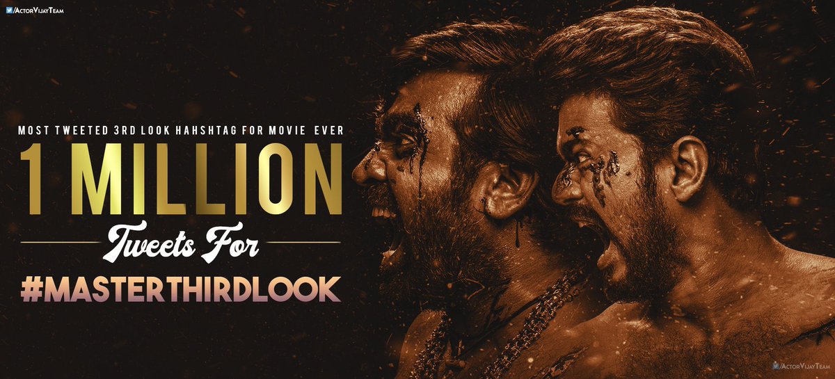 _VJ_fanatic's tweet photo. #MasterThirdLook 1st 1M Tweets we introduce for #ThirdLookposter ๐ช๐ป
#MasterFans https://t.co/jINx4yWefQ