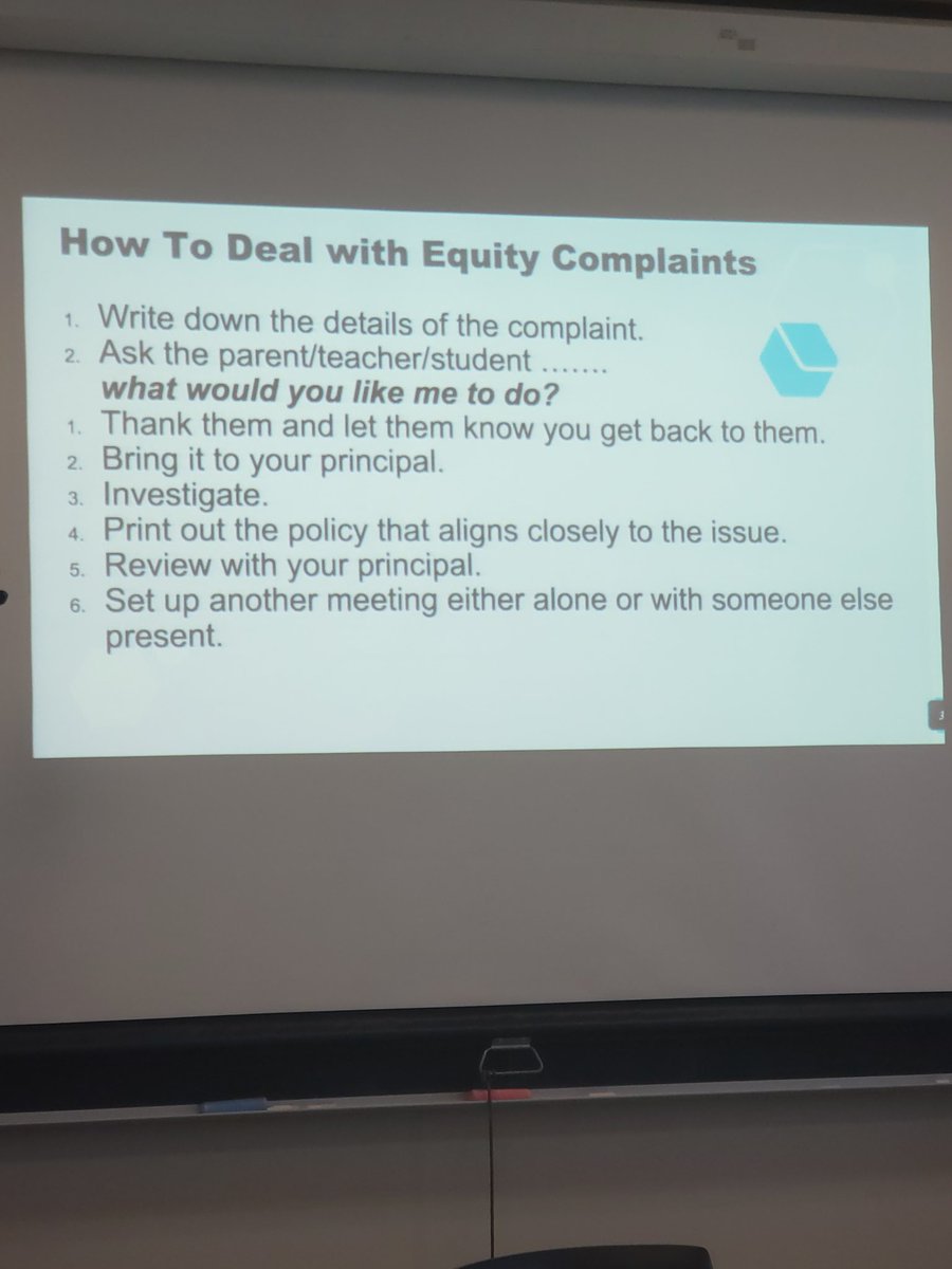 Presentation by Dr. Christine Bellini.
How To Deal.with Equity Complains?
#oise_pqp