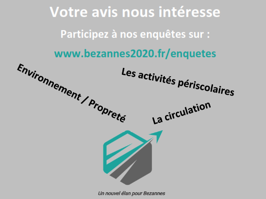 Les bezannais et bezannaises invités enfin à donner leur avis sur des problématiques de la commune, parce nous nous soucions de la vie quotidienne de tous les habitants.
#bezannes #Elections2020