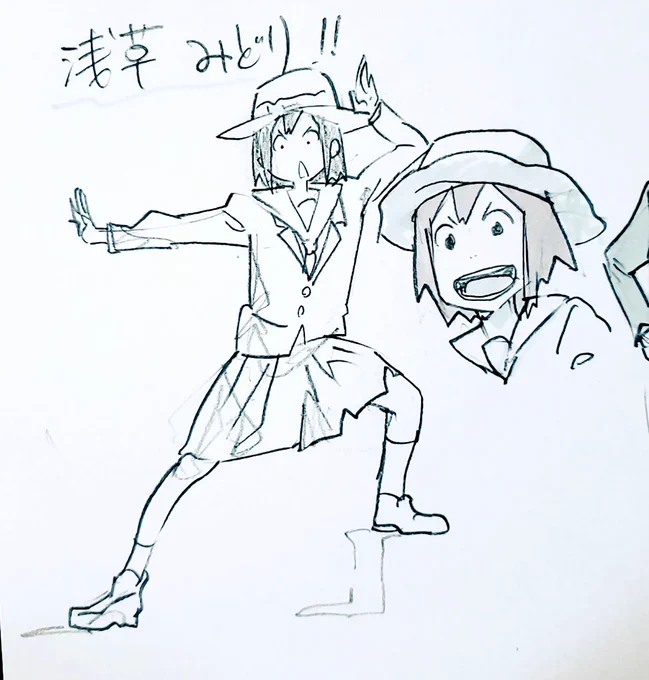 映像研らくがき
初めて描いた! 
