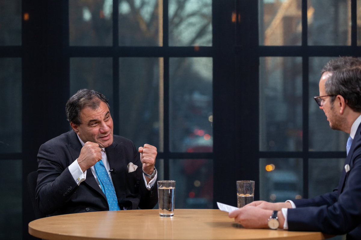 LondonLive's tweet photo. “You have to adapt or die” @cobrabeer founder @Lord_Bilimoria explains to @michaelhayman the need for entrepreneurs to navigate through challenging times and adapt to constant change. Watch now #CapConvo https://t.co/h3b9X0wWkM