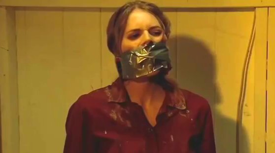the_greg_gagsby's tweet photo. Jessica Raskin from the short film Travesty #gagged #knottedcleavegag #tapegag #wraparoundtapegag #multigagged #damsel https://t.co/cVq9rvcnCe