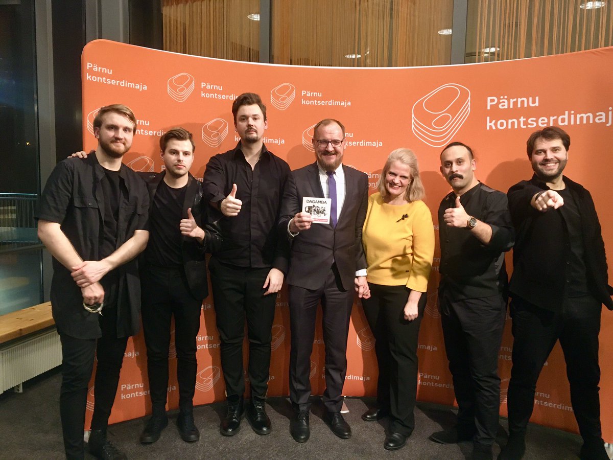 LV_Estonia's tweet photo. Pēc šīs nedēļas #Dagamba koncerttūres Igaunijā, vēstniecības @LV_Estonia fonotēka ir papildinājusies ar diviem jauniem CD - #LudwigVanRammstein un #feattchaikovsky Paldies! Nākamajā reizē gaidām arī Tallinā! https://t.co/D45nE7JL8S