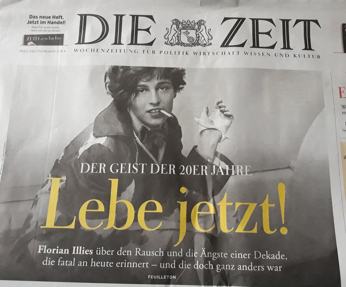 Wenn die Autorin, über die man #Doktorarbeit geschrieben hat, auch Jahrzehnte nach ihrem Tod noch den Titel der <a href="/Zeit/">ZEIT</a> schmücken kann - dann kann das nur #RuthLandshoffYorck sein
#diegoldenen20er #twenties