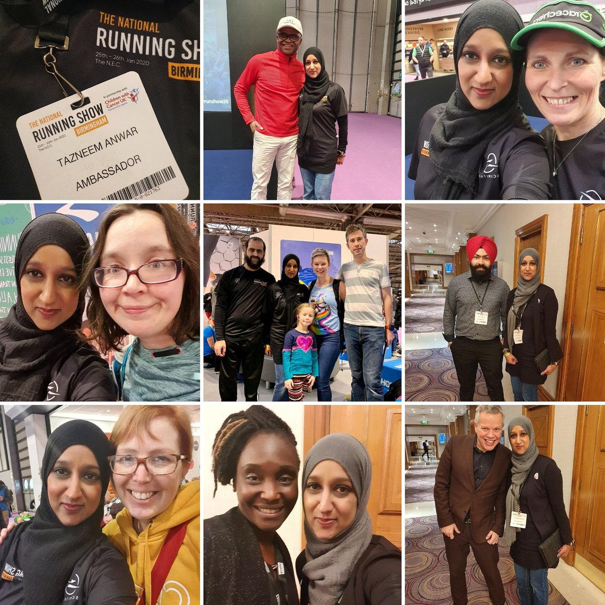 Well that's a wrap. What a fantastic 2 days at the @nationalrunshow. Got to meet so many amazing people, these are just some of them 💜.  Apologies if I didnt get a chance to meet you. Who's coming to the Running Show in London (13-14th June)? #nationalrunningshow