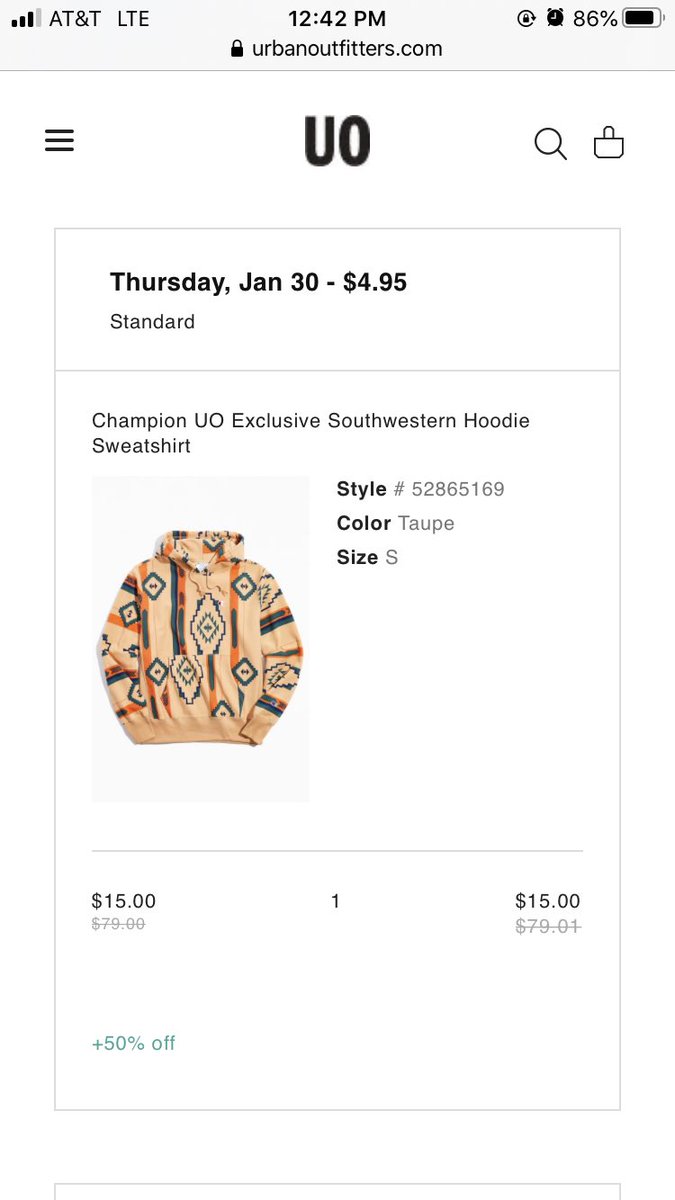 champion southwestern hoodie