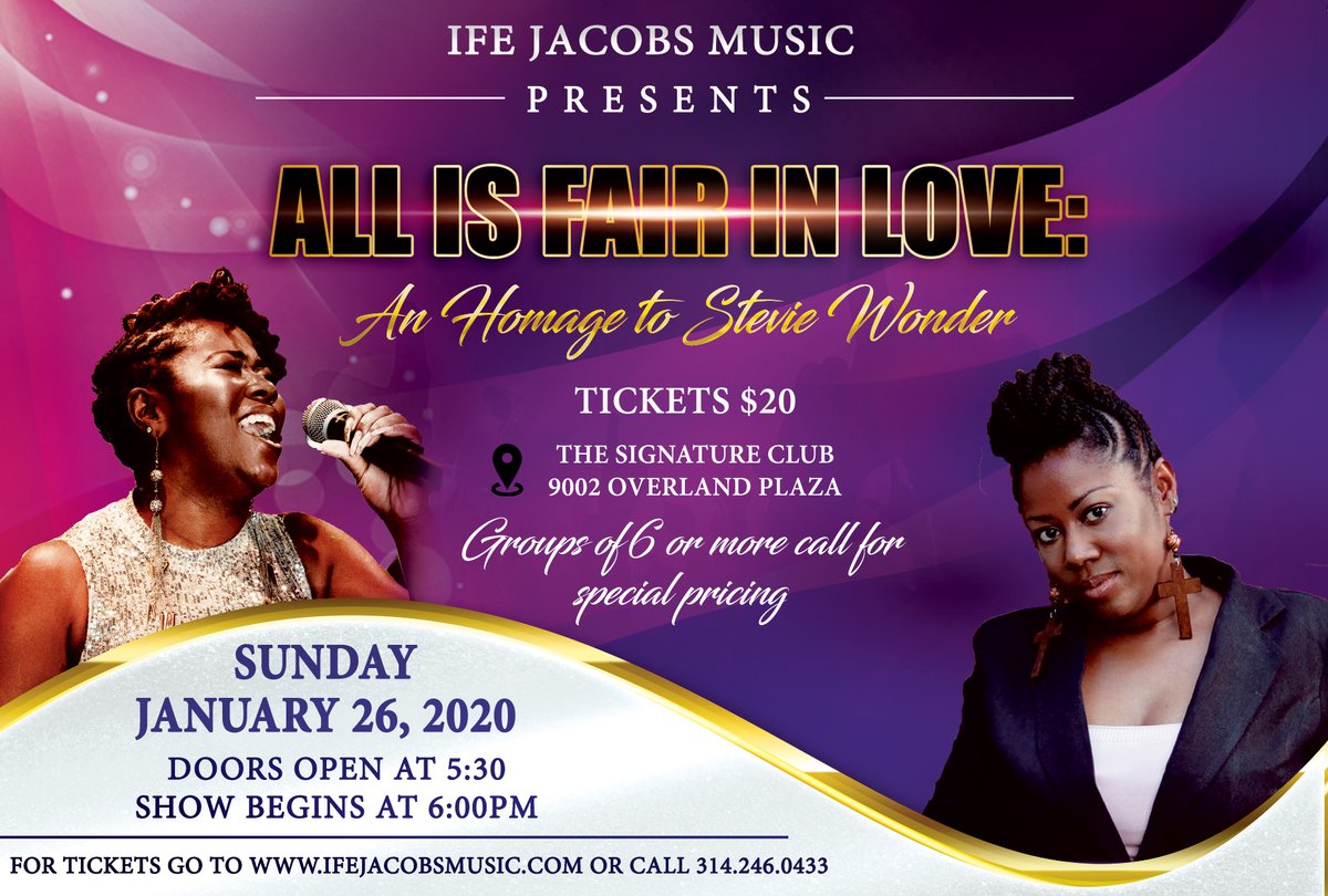ifej's tweet photo. It's finally here!!! Today is the Stevie Wonder Tribute and I can't wait for the show. Doors open at 5:30 and we start at 6! If you haven't gotten your tickets yet, don't worry, you still have time. You can order online or get them at the door! See you soon!!! #bdayshow https://t.co/pgJ3y8rYXS