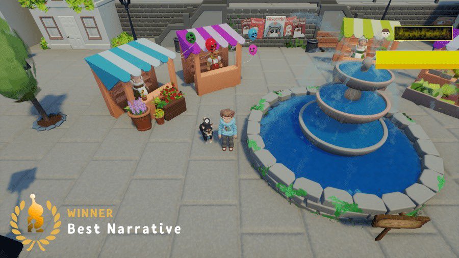 We love a well written, engaging story! 

The winner of Best Narrative is Mimeo Prophecy, created by @raz0rback2! 

Tune in to the #ImpyAwards here: twitch.tv/media_molecule 

#DreamsPS4 #MadeInDreams