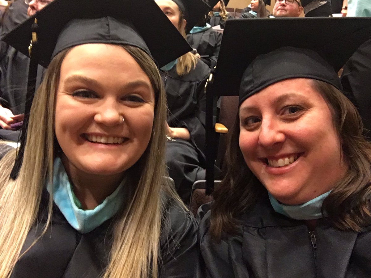 stacy_mcmullen's tweet photo. @ColonialSDstrct representing at #wilmuGrad with @MrsJanocha from @williampenncsd #cddolphins https://t.co/oGqYNo62EO