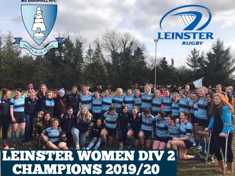 mubarnhallrfc's tweet photo. 🔵Congratulations to our Women’s 1st XV who today were promoted to LEINSTER WOMEN DIVISION 1. This is a terrific achievement for this team. Well done team and coaches💙 https://t.co/2JYxhHmxV6