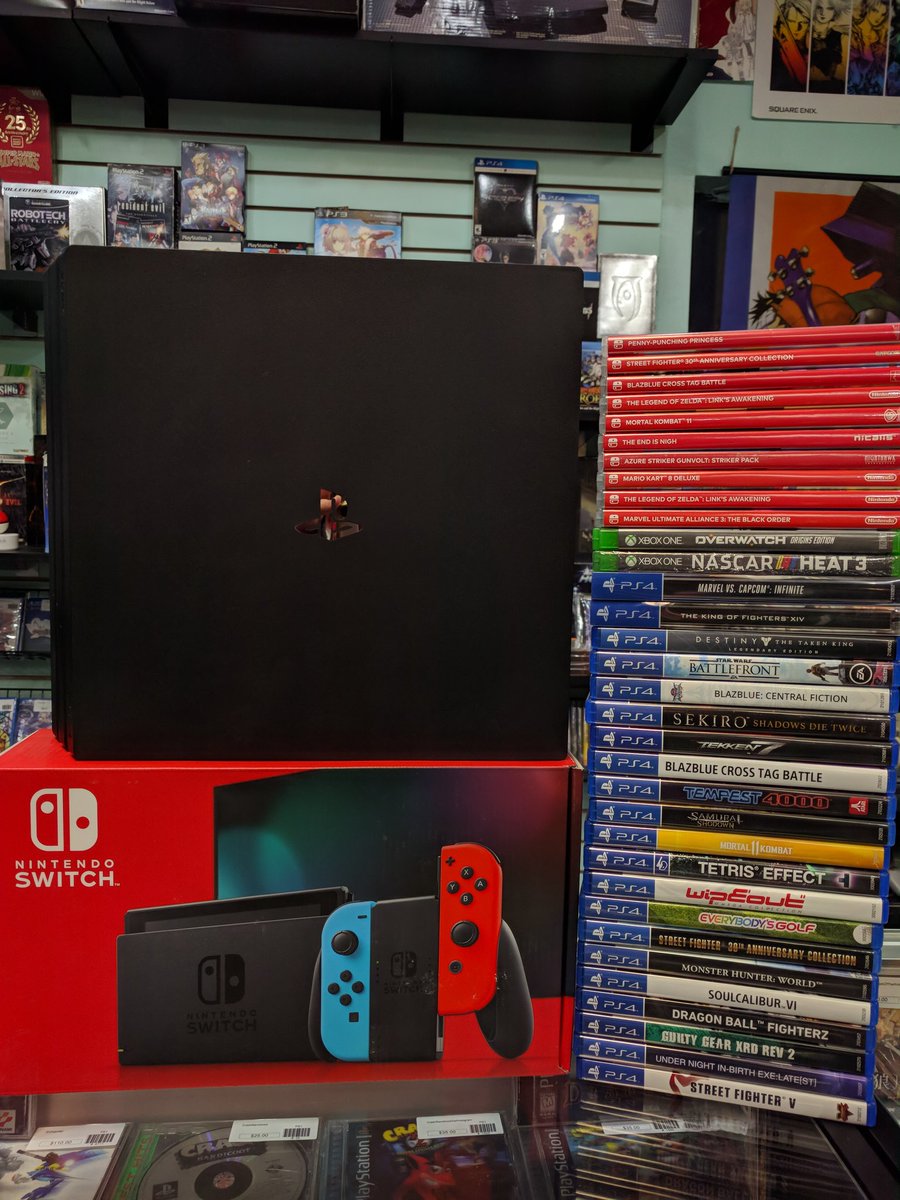 VGTPFlorida's tweet photo. New today part 2!
1/26/20
PS4 (Pro 1TB)
Nintendo Switch
Xbox One
#zelda #marvel #mario #tekken #sekiro #MonsterHunter #mortalkombat #guiltygear #streetfighter #PensacolaFl #Pensacola #vgtpflorida #vgtp #videogametradingpost #switch #ps4 #XboxOne https://t.co/lFGGm0up9F