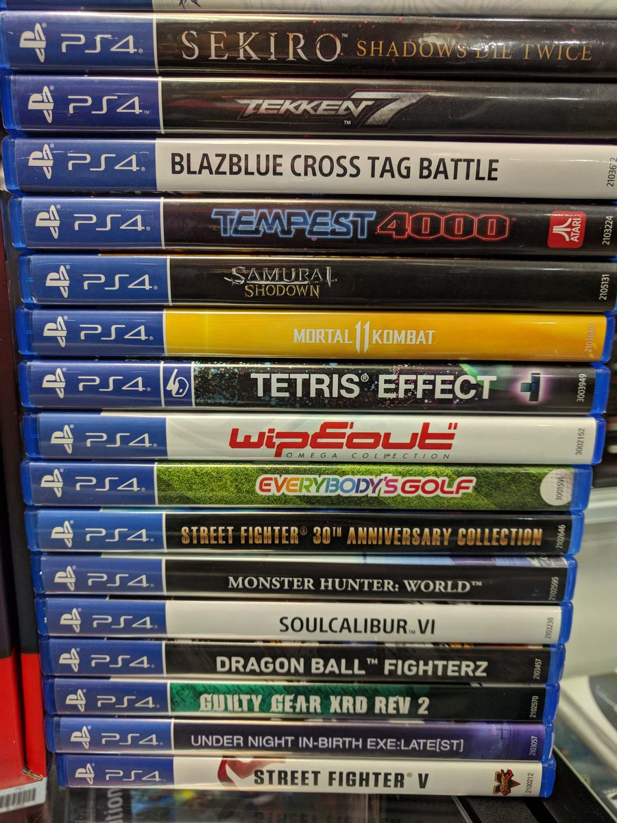 VGTPFlorida's tweet photo. New today part 2!
1/26/20
PS4 (Pro 1TB)
Nintendo Switch
Xbox One
#zelda #marvel #mario #tekken #sekiro #MonsterHunter #mortalkombat #guiltygear #streetfighter #PensacolaFl #Pensacola #vgtpflorida #vgtp #videogametradingpost #switch #ps4 #XboxOne https://t.co/lFGGm0up9F