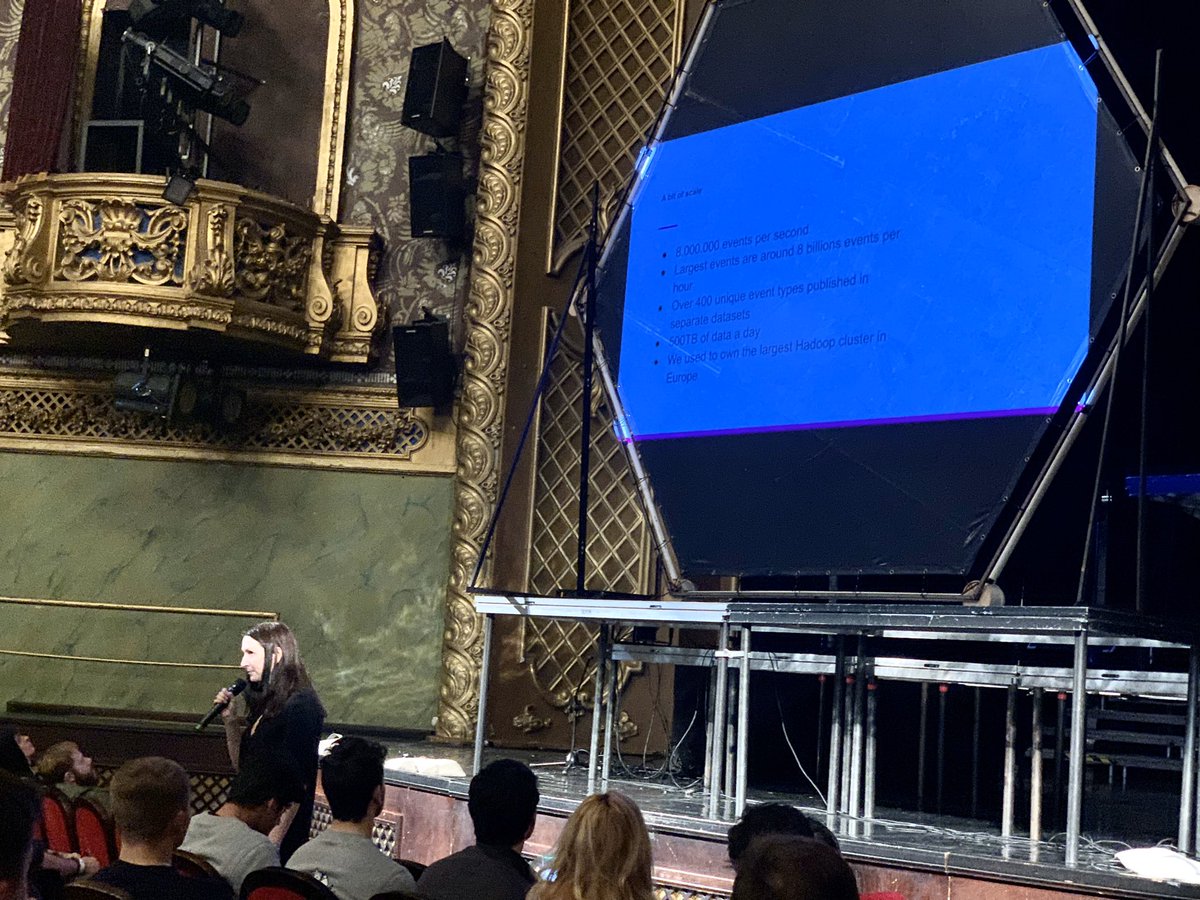 ATavgen's tweet photo. Anastasia @sleem_muzzy from @Spotify is talking about Data Observability. 8 000 000 events per second, 500 Tb data a day. #timeseriesmeetup #timeseriesestonia https://t.co/SnoraGgmqk